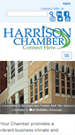 Mobile Screenshot of harrisoncountychamber.com